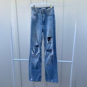 Zara extra long baggy jeans